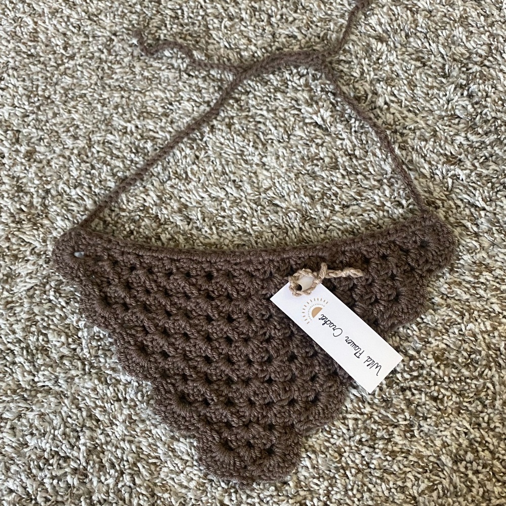 Handmade Crochet Bandana Headband